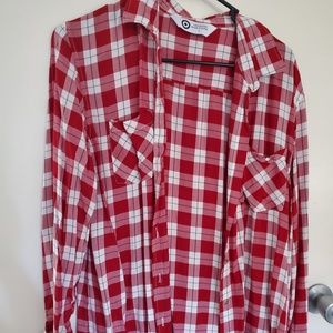 Target team member knit button down